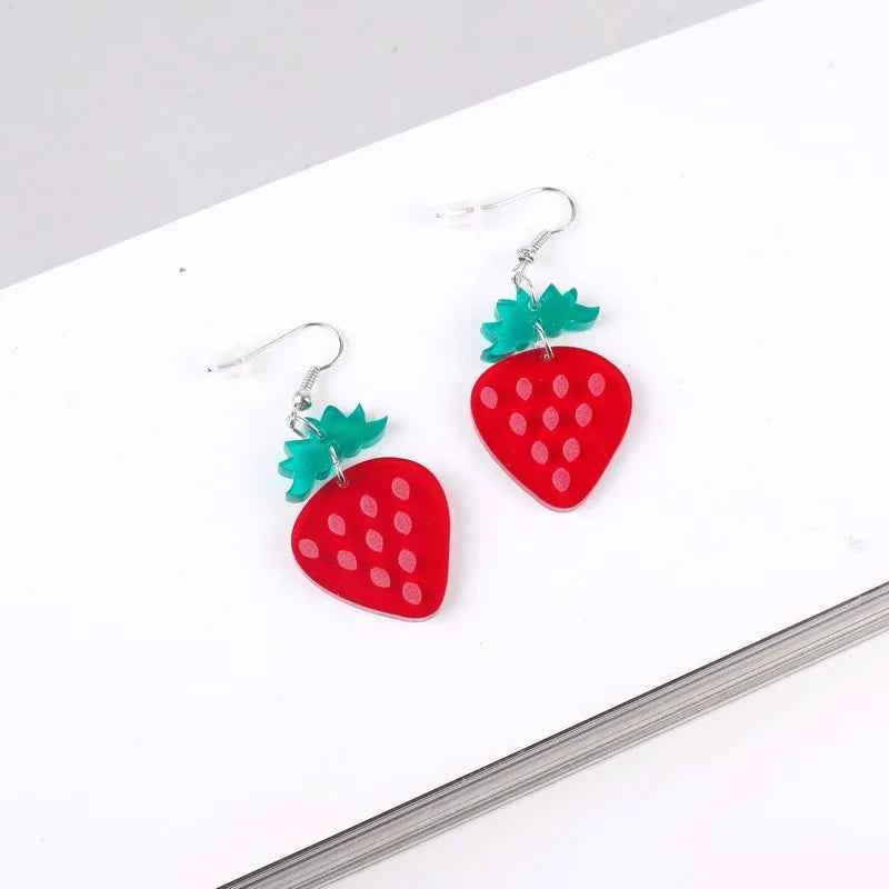 Earrings For Women Girls Cute Foods Hamburg Pizza Chicken Leg Candy Bottle Handmade Candy Kids Funny Resin