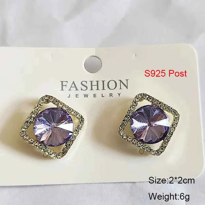 Purple Color Women Dangle Earrings Small Round Unusual Earrings Fashion Flower Butterfly Hanging earrings pendientes mujer