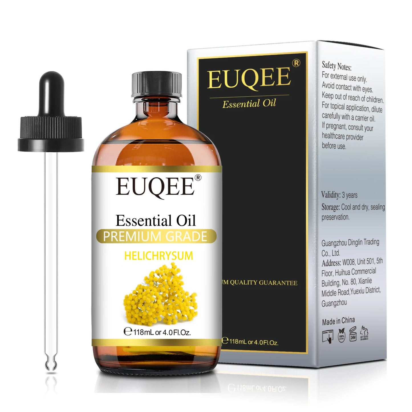 EUQEE 4 Fl Oz Essential Oils for Aromatherapy Humidifiers Aromatic Diffuser Making Scents Candle Handmade Soap Home Fragrance - NamafadStore