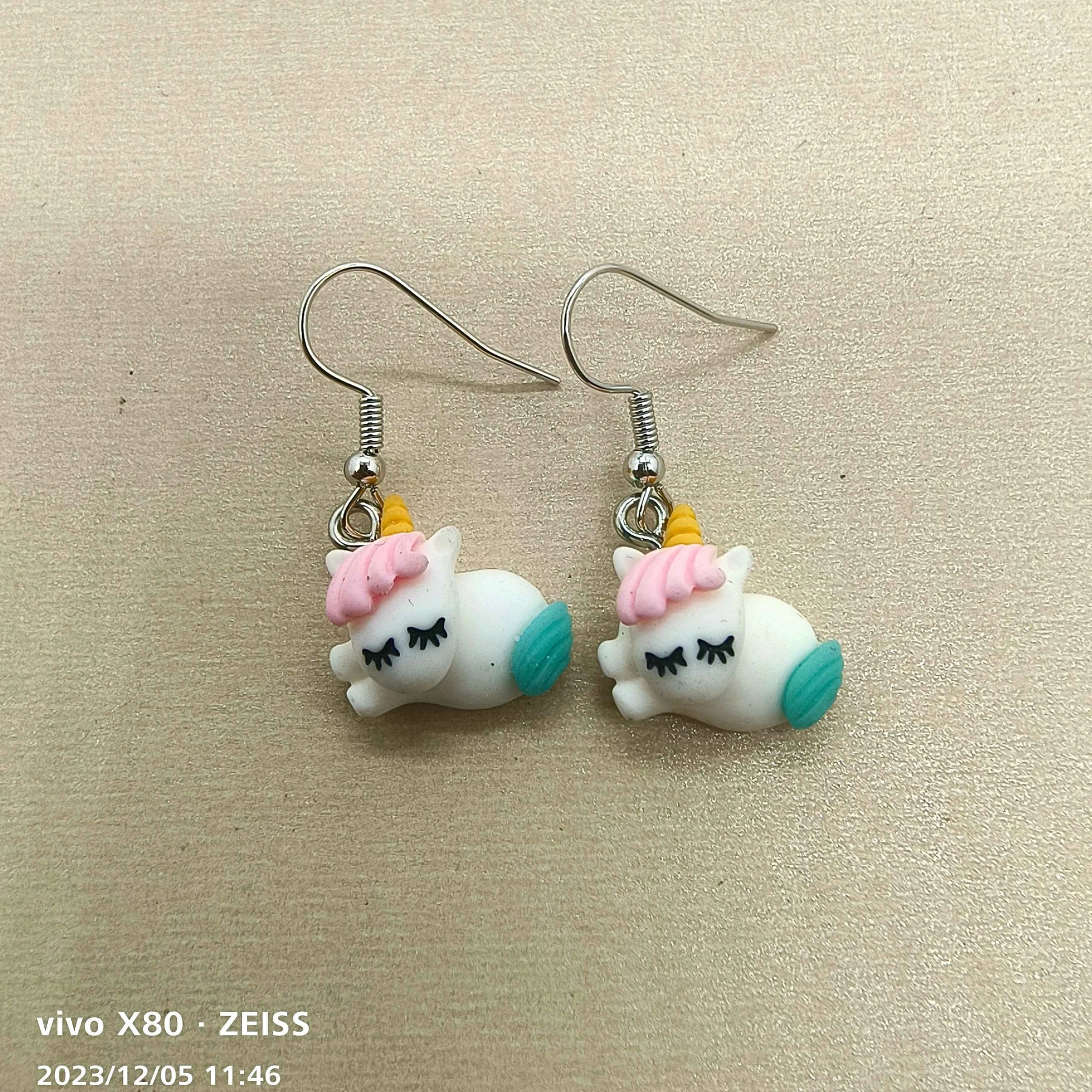 1 Pair Colored 3D Donut Food Drop Earrings For Women Kid Gift Fashion Creative Funny Kawaii Cake Charms Dangle Earrings Jewelry