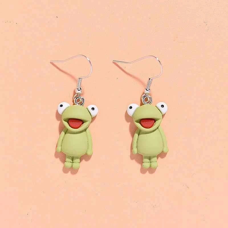 1 Pair Colored 3D Donut Food Drop Earrings For Women Kid Gift Fashion Creative Funny Kawaii Cake Charms Dangle Earrings Jewelry