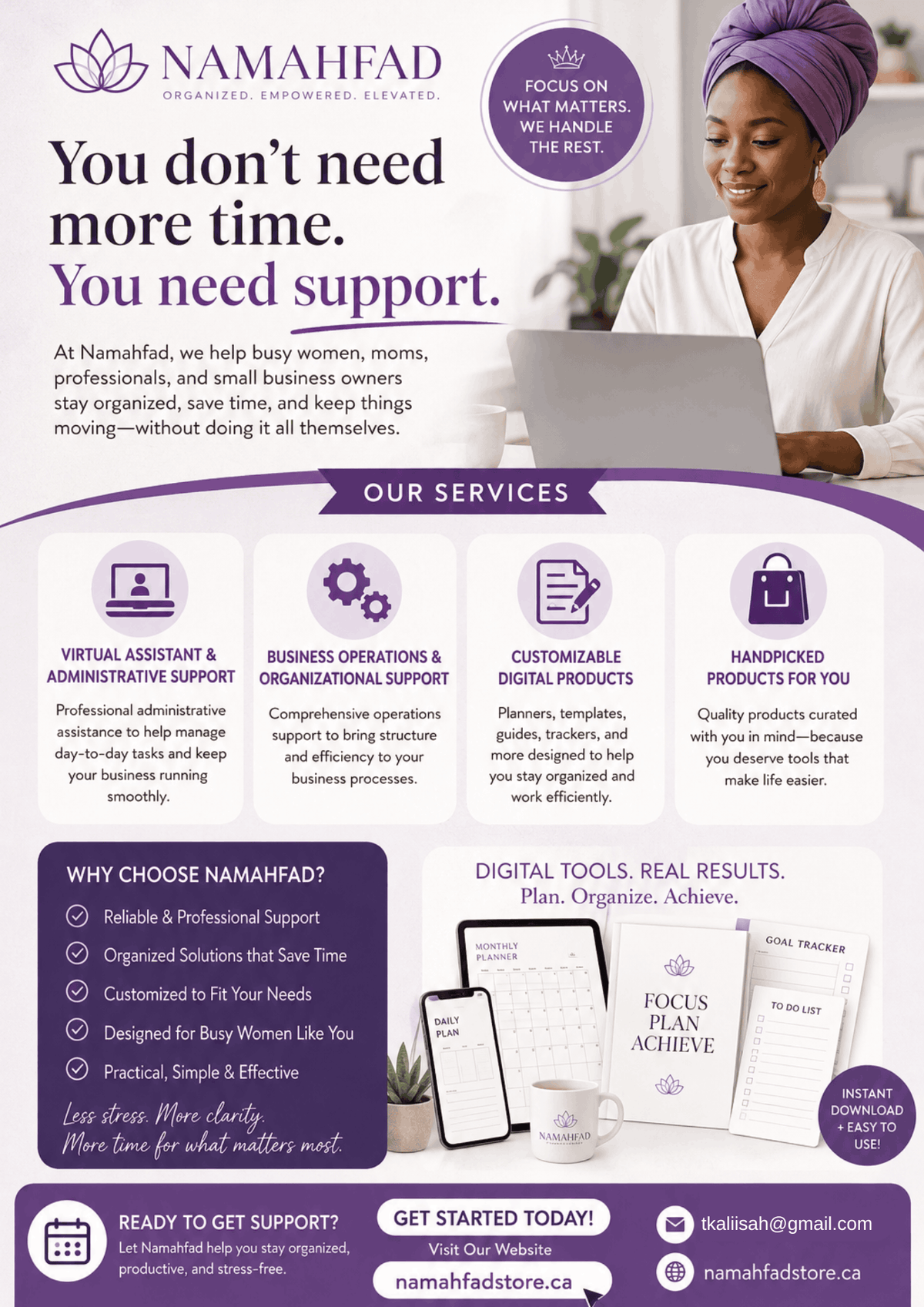 Virtual Assistant & Operations Coordinator Namahfad