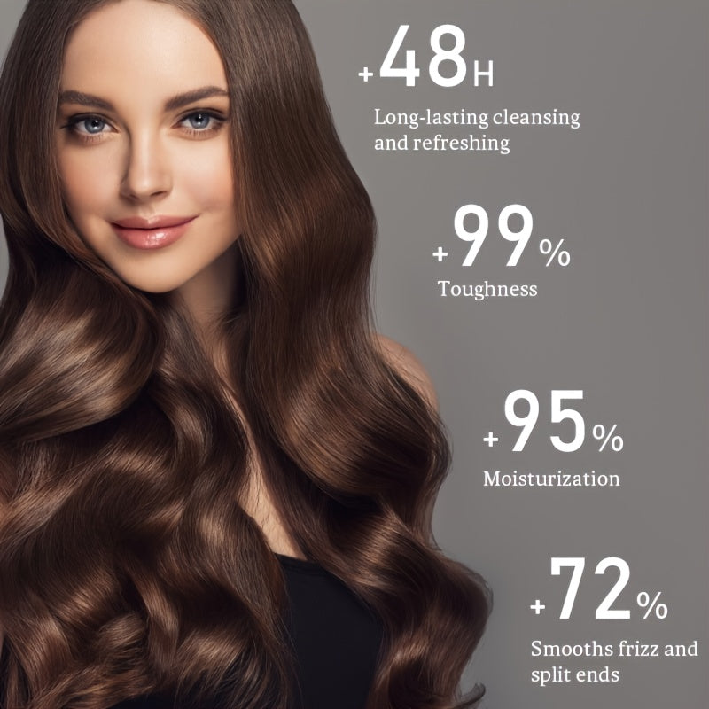 3pcs1.01oz Biotin Keratin Hair Care Essential Oil Combination Set, Rich In Biotin, Deeply Moisturizes And Nourishes Hair, Making It Soft, Smooth And Non Greasy. It Is a Must-Have for Autumn And Winter Hair Care