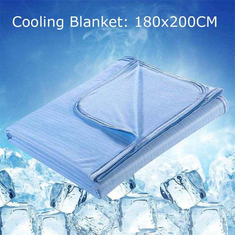 Cooling Blanket Summer - Cooling Fiber Absorb Heat Washable Cover Over Blankets - NamafadStore