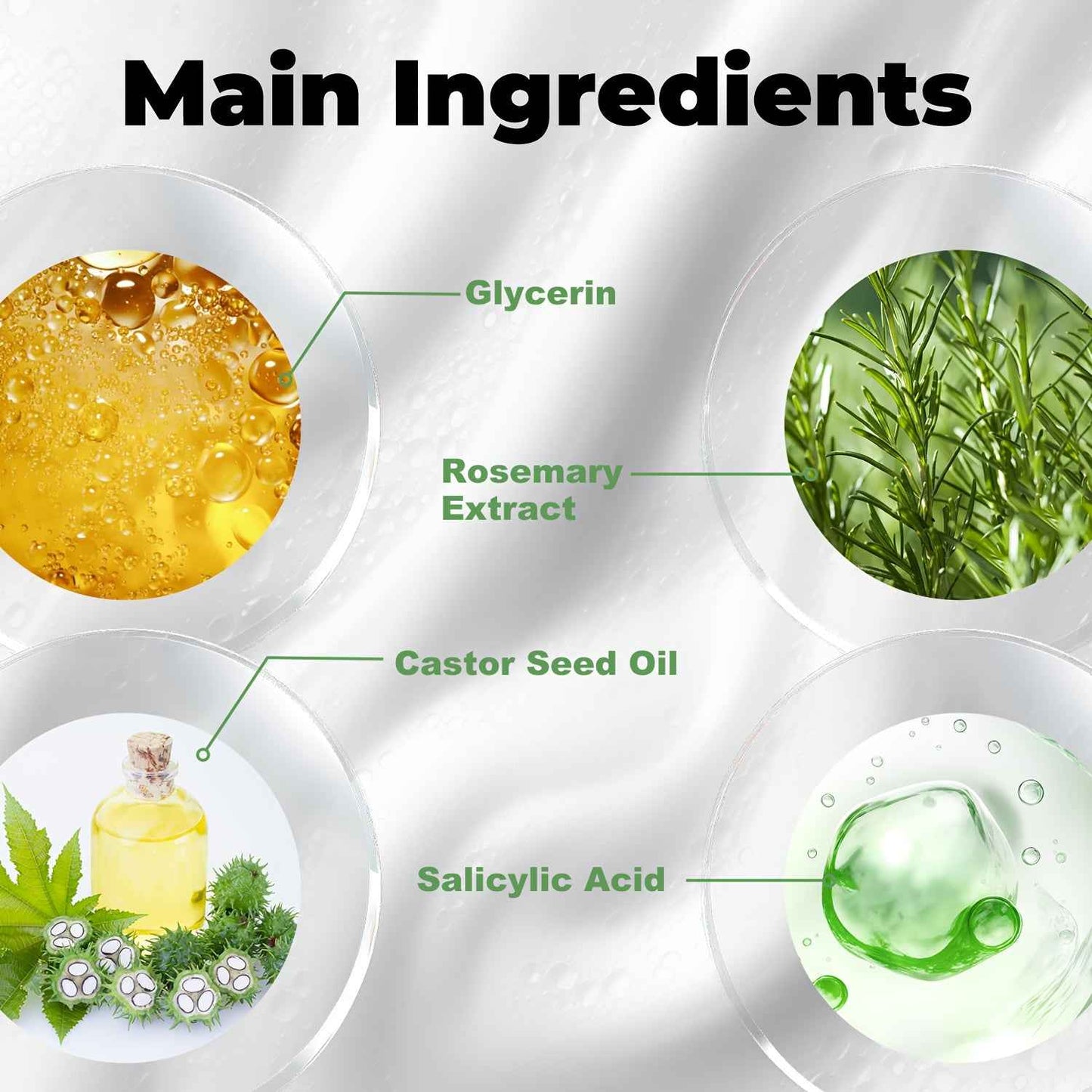 6.76oz*2 hair care set castor oil conditioner + rosemary shampoo, rich in rosemary extract, castor seed oil, combined use, shampooing with essential oils, healthy with, smooth and silky, long-lasting fragrance