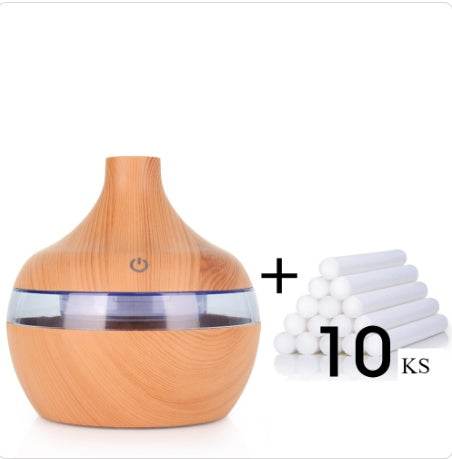Wood Grain Aromatherapy Diffuser USB Humidifier with Essential Oil Aroma Purification for Home - NamafadStore