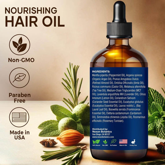 Nourishing Hair Growth Oil 4 Fl Oz - NamafadStore