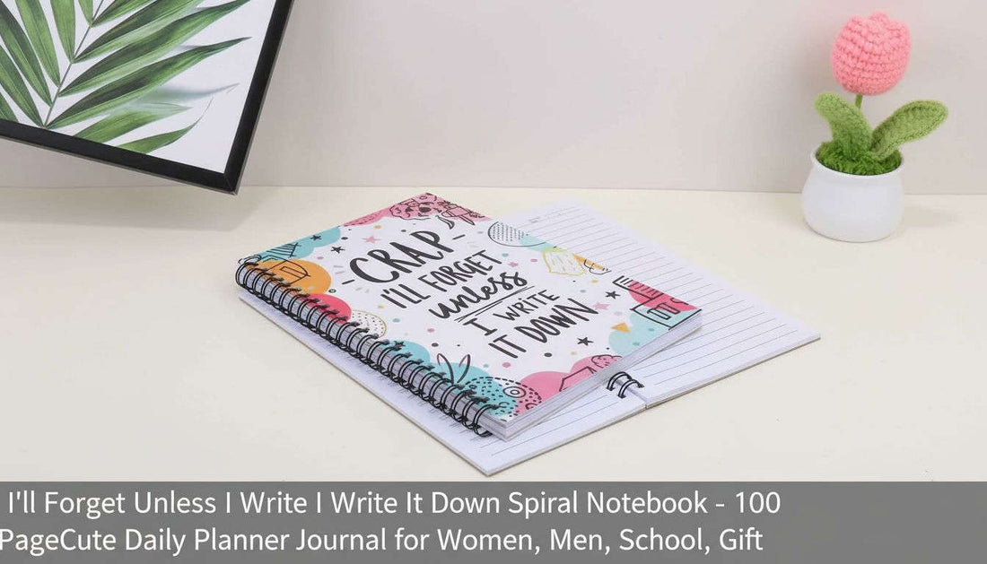Stay Organized with "I'll Forget Unless I Write It Down"