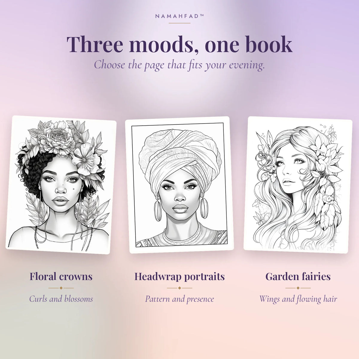 The Graceful Oasis: A Mindful Adult Coloring Book (200 Printable Pages)