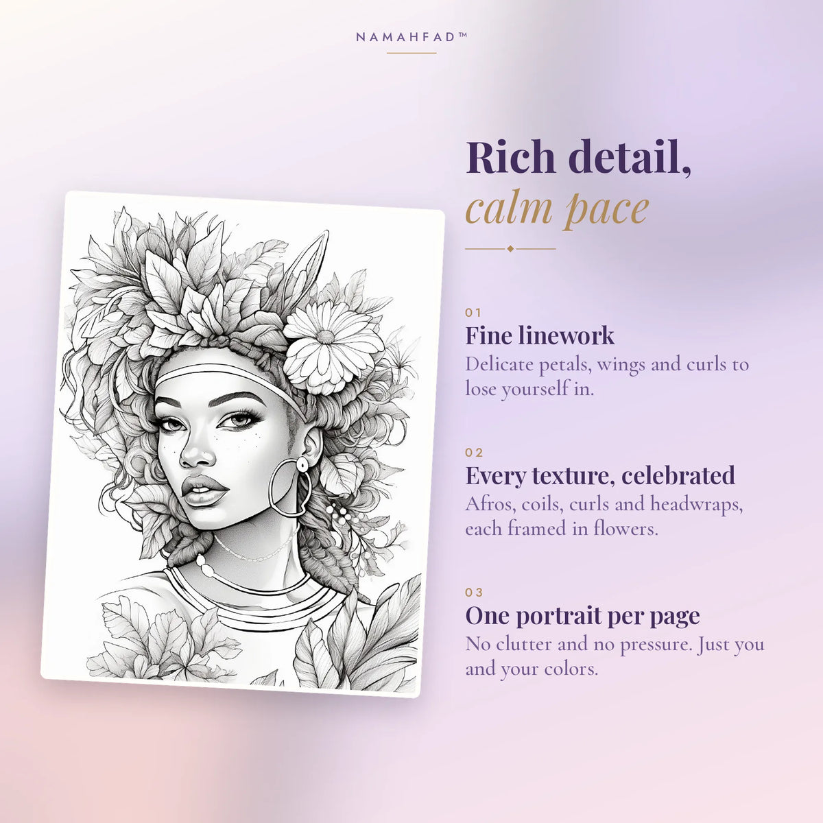 The Crowned Soul: An Adult Coloring Book for Women (100 Printable Pages)