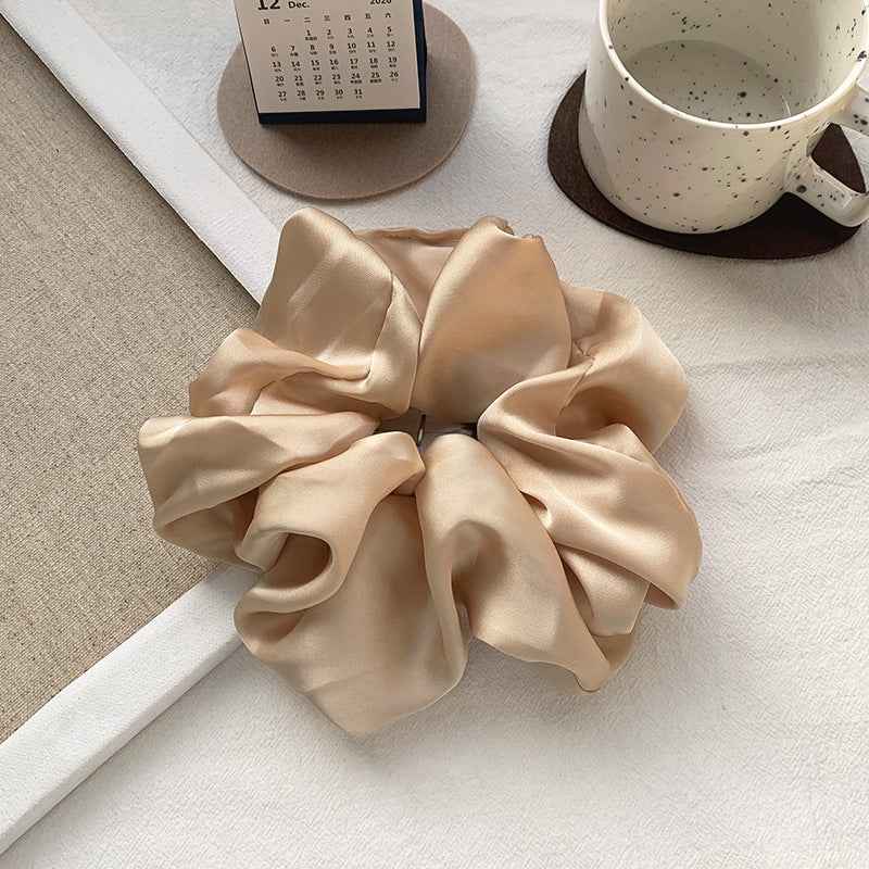 Oversized Satin Headband for Women – Smooth French Style Elegant Hair Band