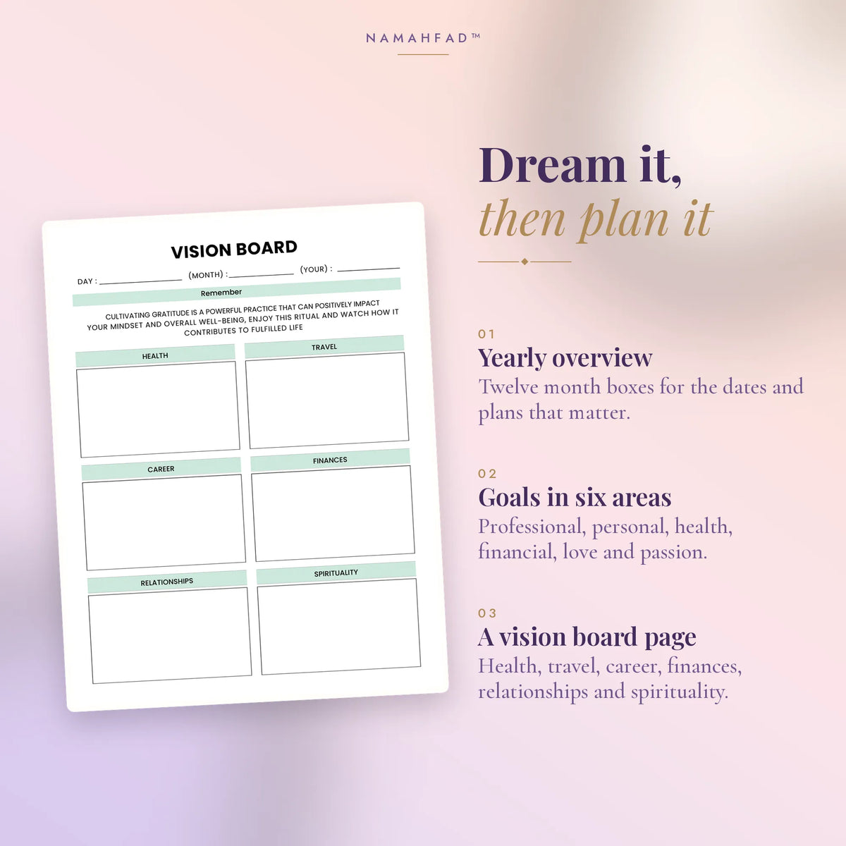 Mindful Moment Daily Journal: Printable Gratitude Journal & Self-Care Planner (26 Pages)