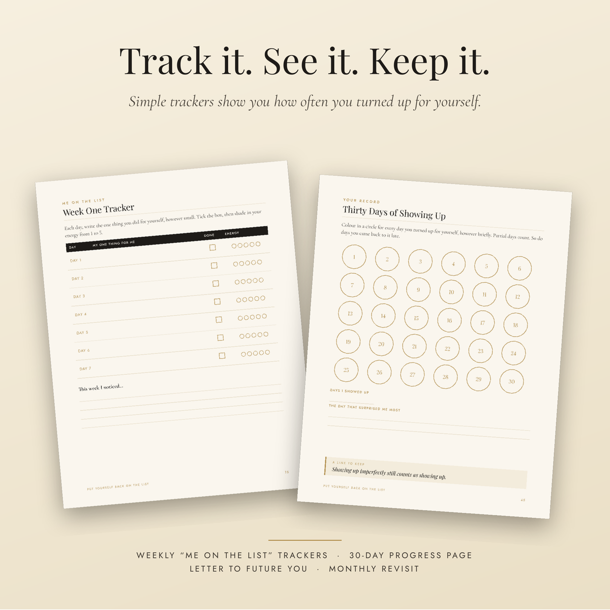 Put Yourself Back on the List: A 30-Day Guided Journal for Women Who Are Always Last on Their Own To-Do List