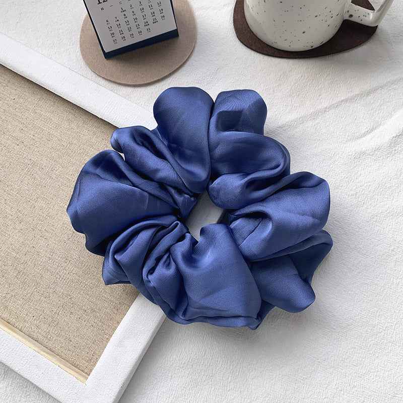 Oversized Satin Headband for Women – Smooth French Style Elegant Hair Band