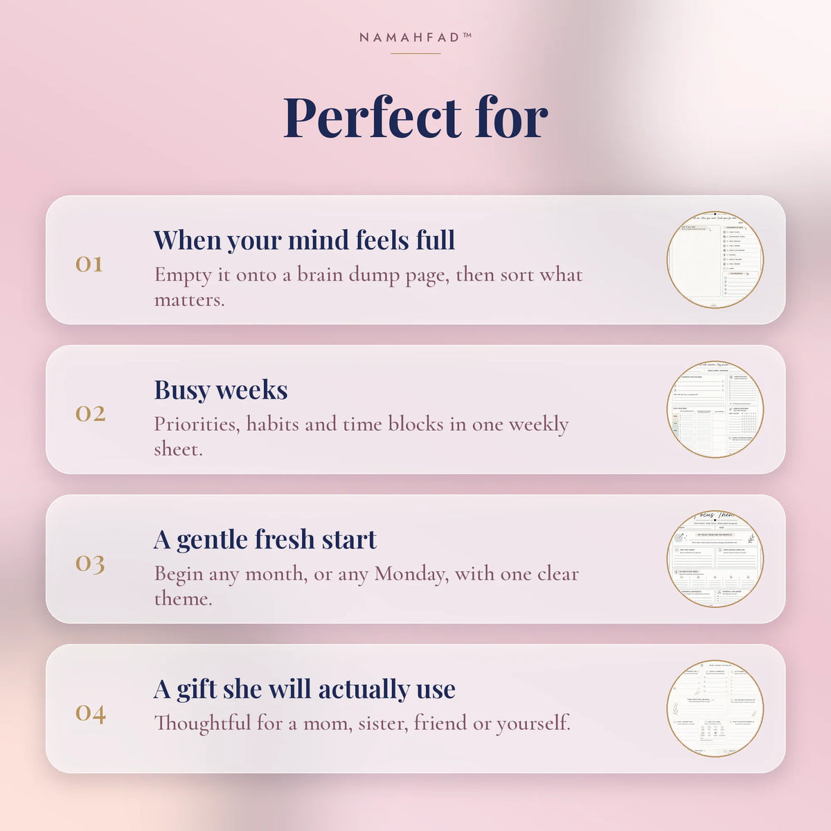 ADHD Success Planner for Women: Printable Daily Planner, Habit Tracker & Self-Care Journal (28 Pages)