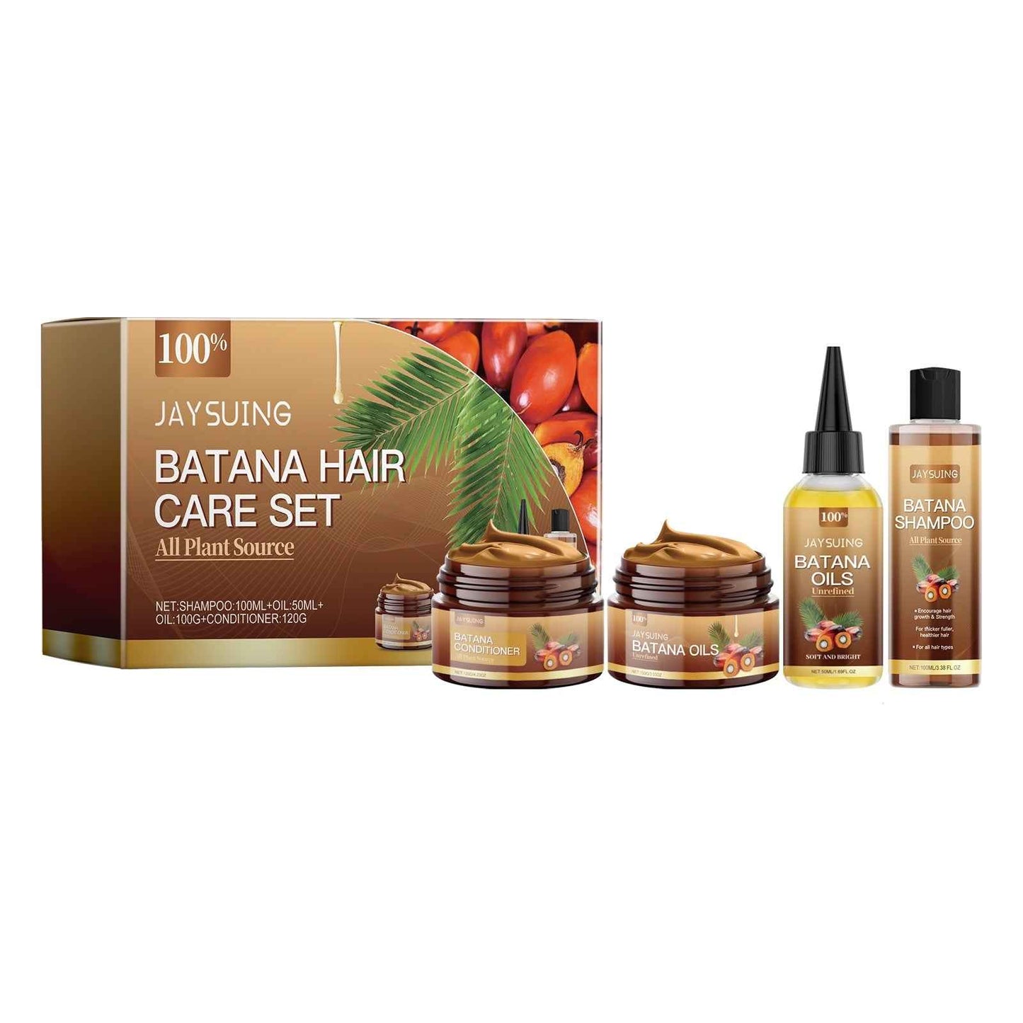 Batana Healthy Hair Care Set – Soft, Shiny & Nourished Hair
