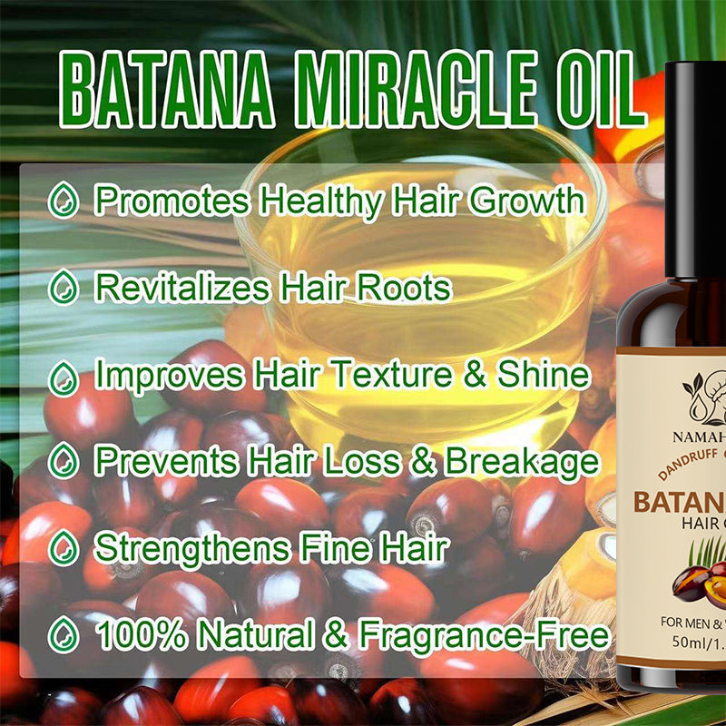 Namahfad Batana Hair Oil 2‑Pack – Thickening, Hydrating & Anti‑Breakage Hair Oil | Pure Batana Oil | Nourishes Scalp & Supports Growth
