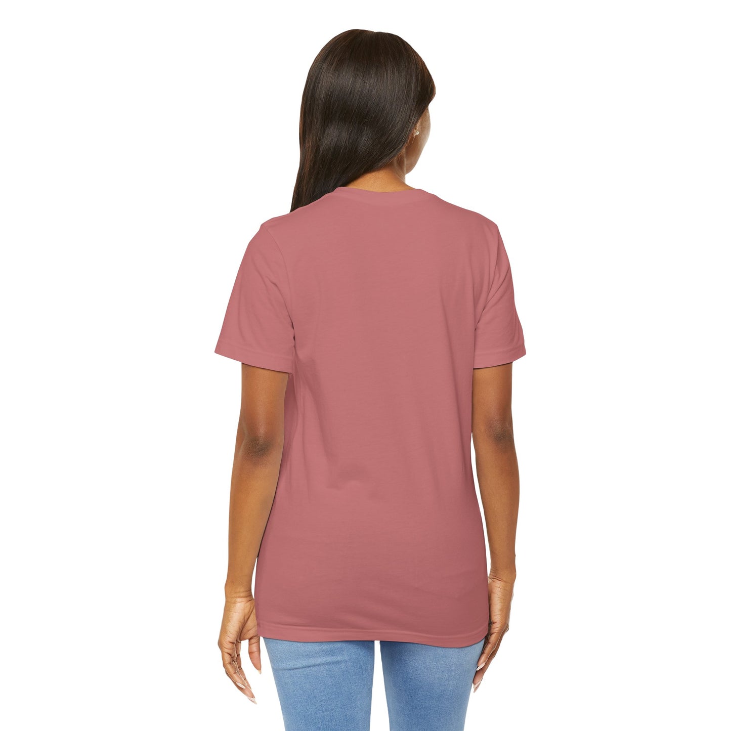 Floral Crown Fashion Tee — Glam Portrait Shirt with Purple Bloom Design