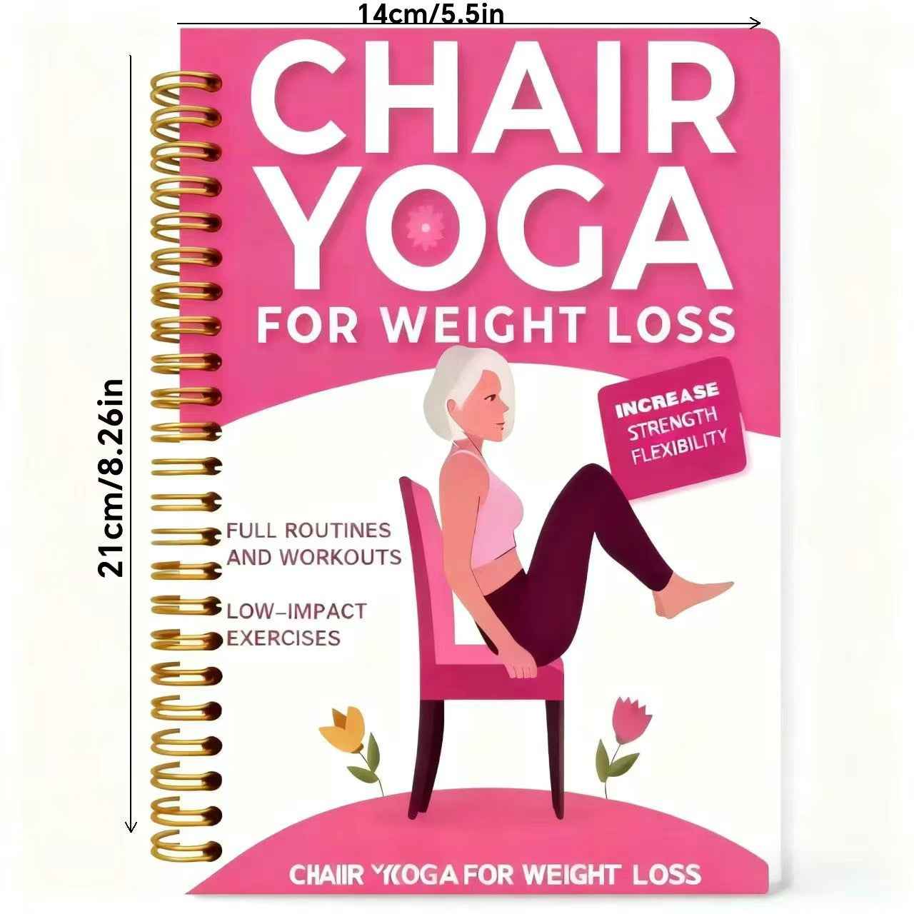 Yoga Training Guide Planner Notebook Coil-Bound Journal