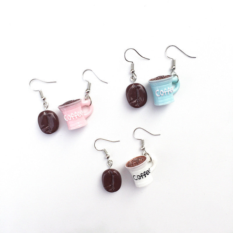 Women Earring Made Cute Girls Eardrop Funny Gift Sweet Handmade Cartoons Mini Fruit Drink Ham Sausage Toothpaste Shampoo