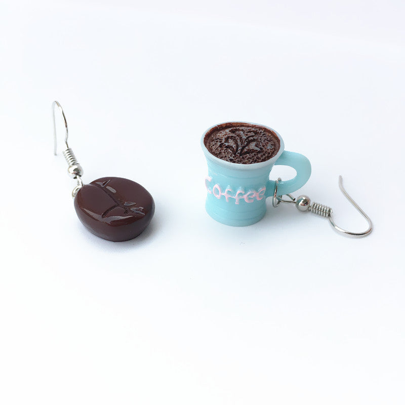 Women Earring Made Cute Girls Eardrop Funny Gift Sweet Handmade Cartoons Mini Fruit Drink Ham Sausage Toothpaste Shampoo