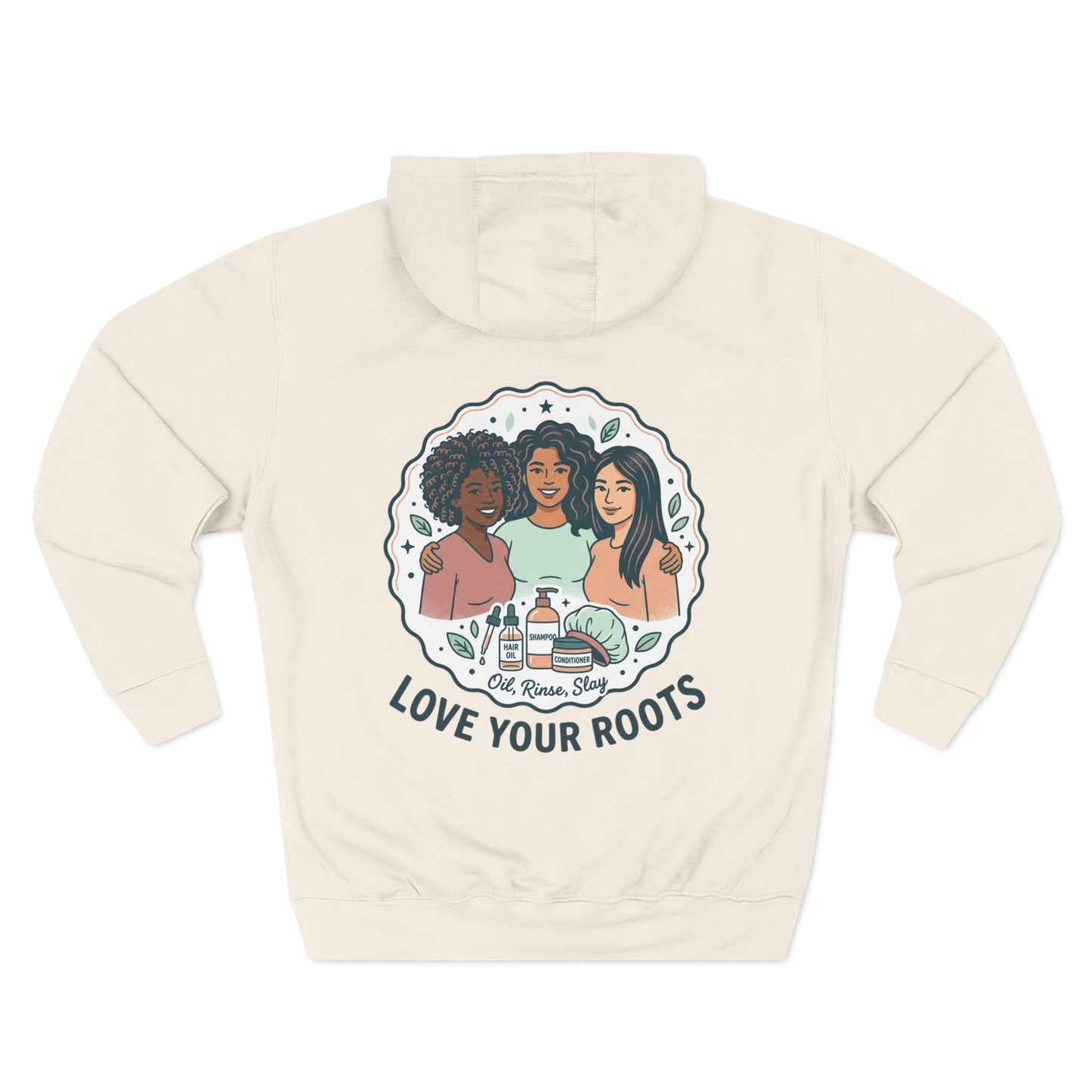 Love Your Roots Hoodie — Women's Multicultural Pride Graphic Pullover