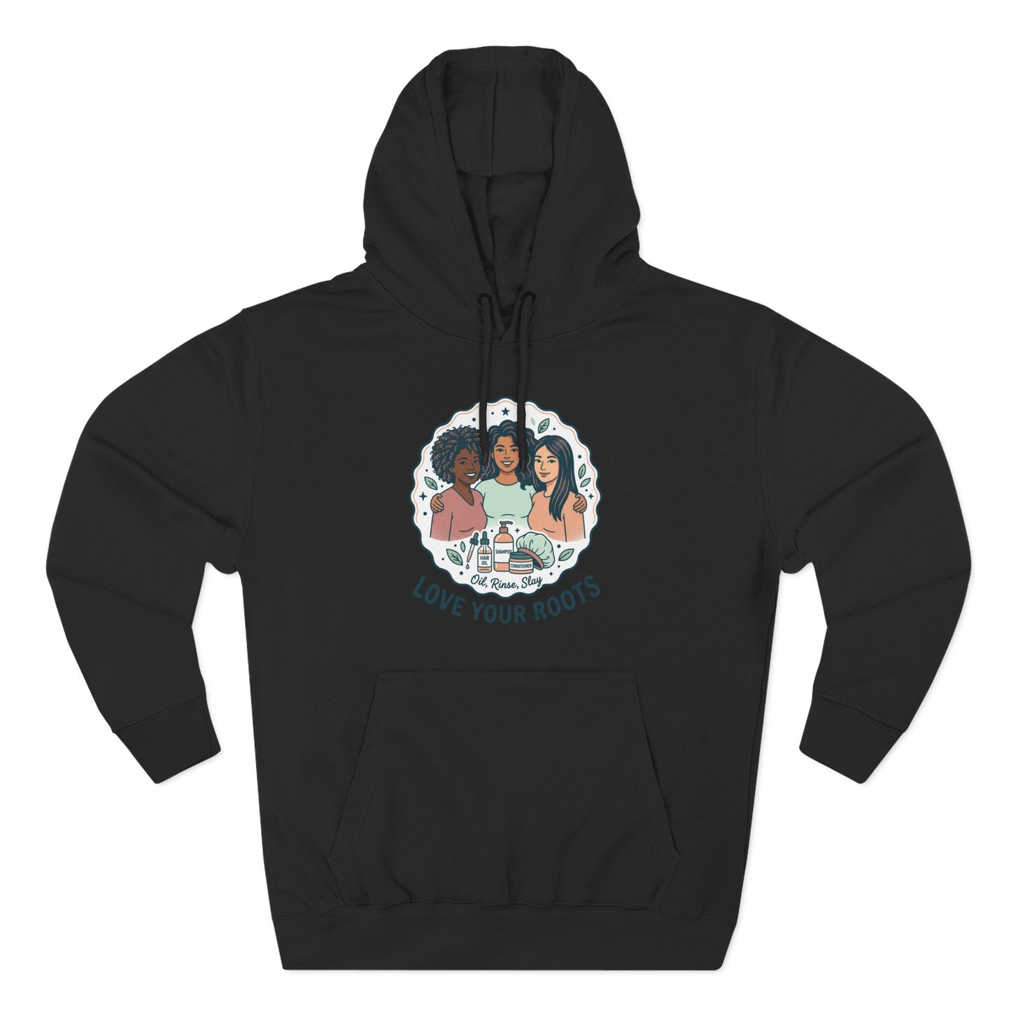 Love Your Roots Hoodie — Women's Multicultural Pride Graphic Pullover