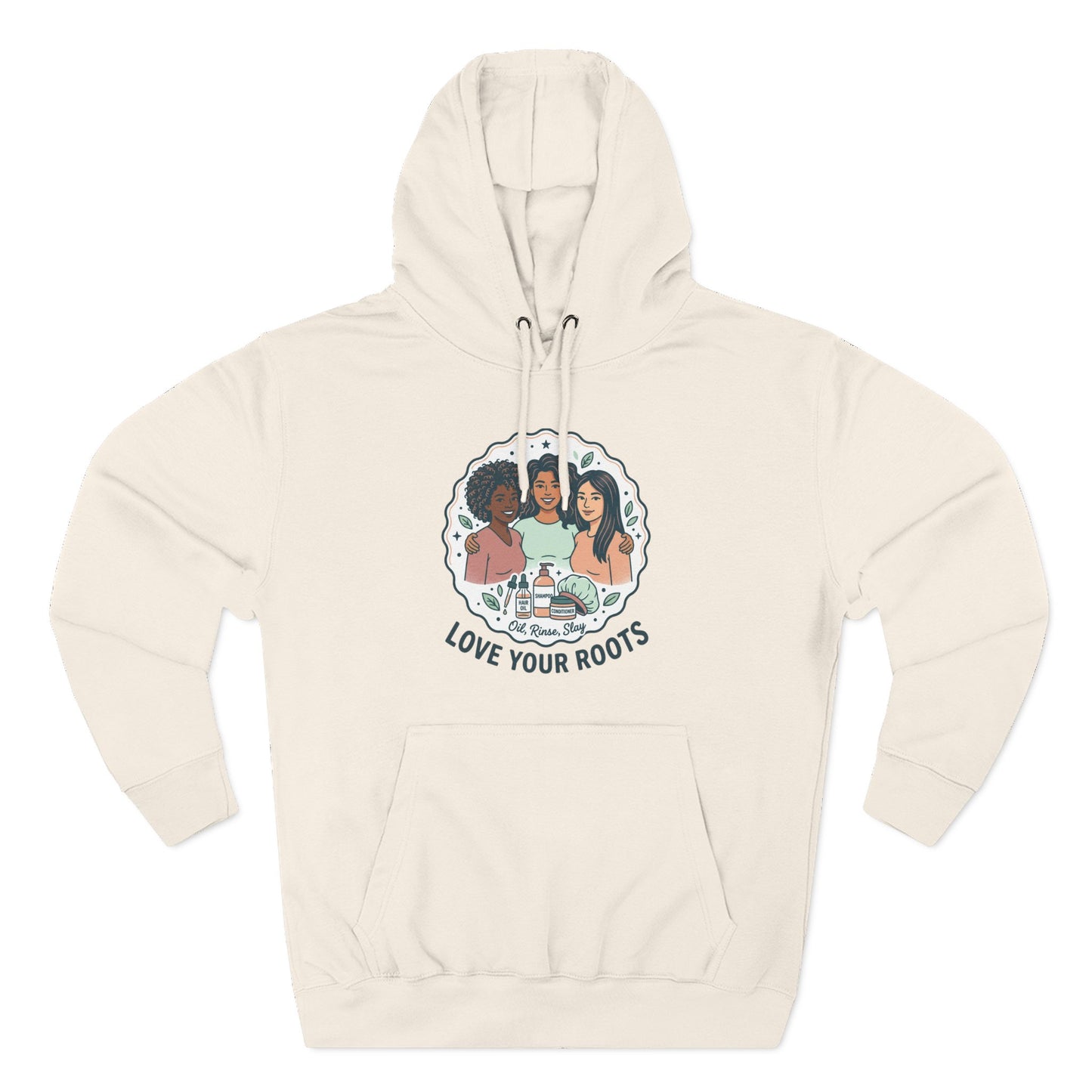 Love Your Roots Hoodie — Women's Multicultural Pride Graphic Pullover