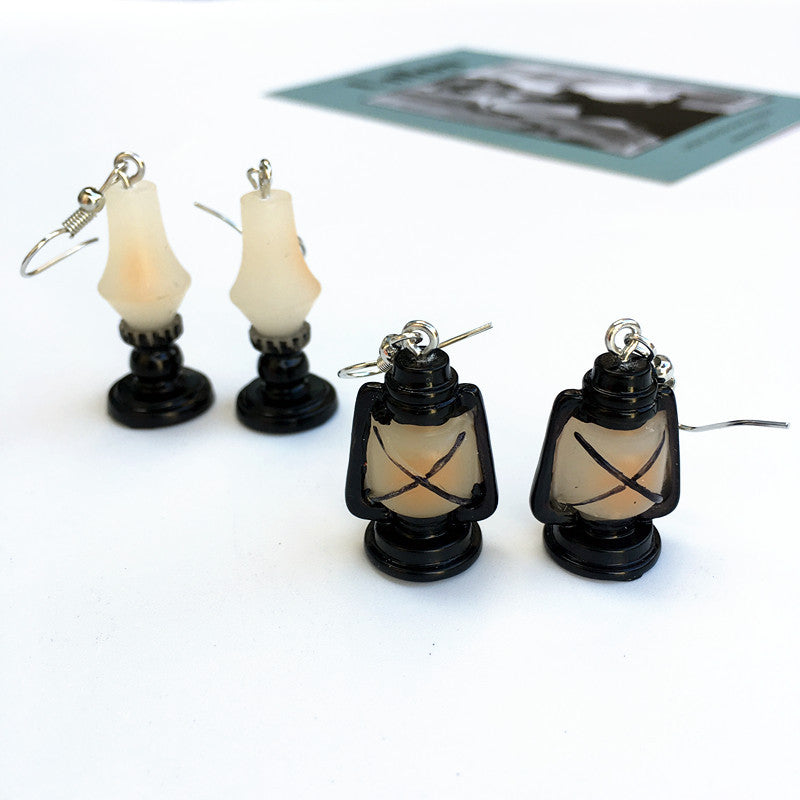 Women Earring Made Cute Girls Eardrop Funny Gift Sweet Handmade Cartoons Mini Fruit Drink Ham Sausage Toothpaste Shampoo