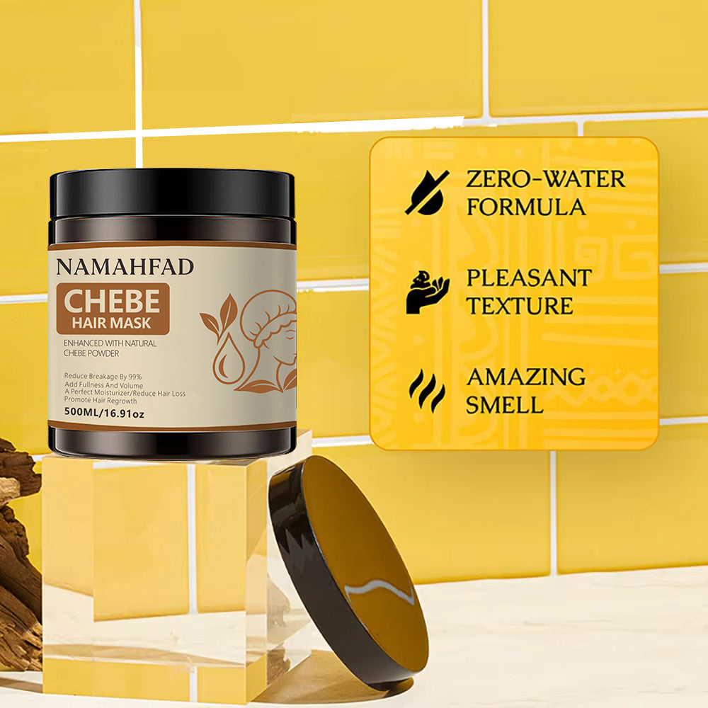 Namahfad Chebe Hair Mask & Growth Oil Set – Deep Moisture, Strengthening & Breakage Reduction | Natural Chebe Powder Extracts