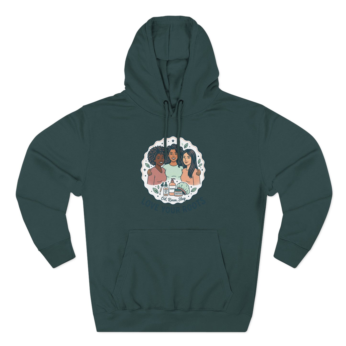 Love Your Roots Hoodie — Women's Multicultural Pride Graphic Pullover
