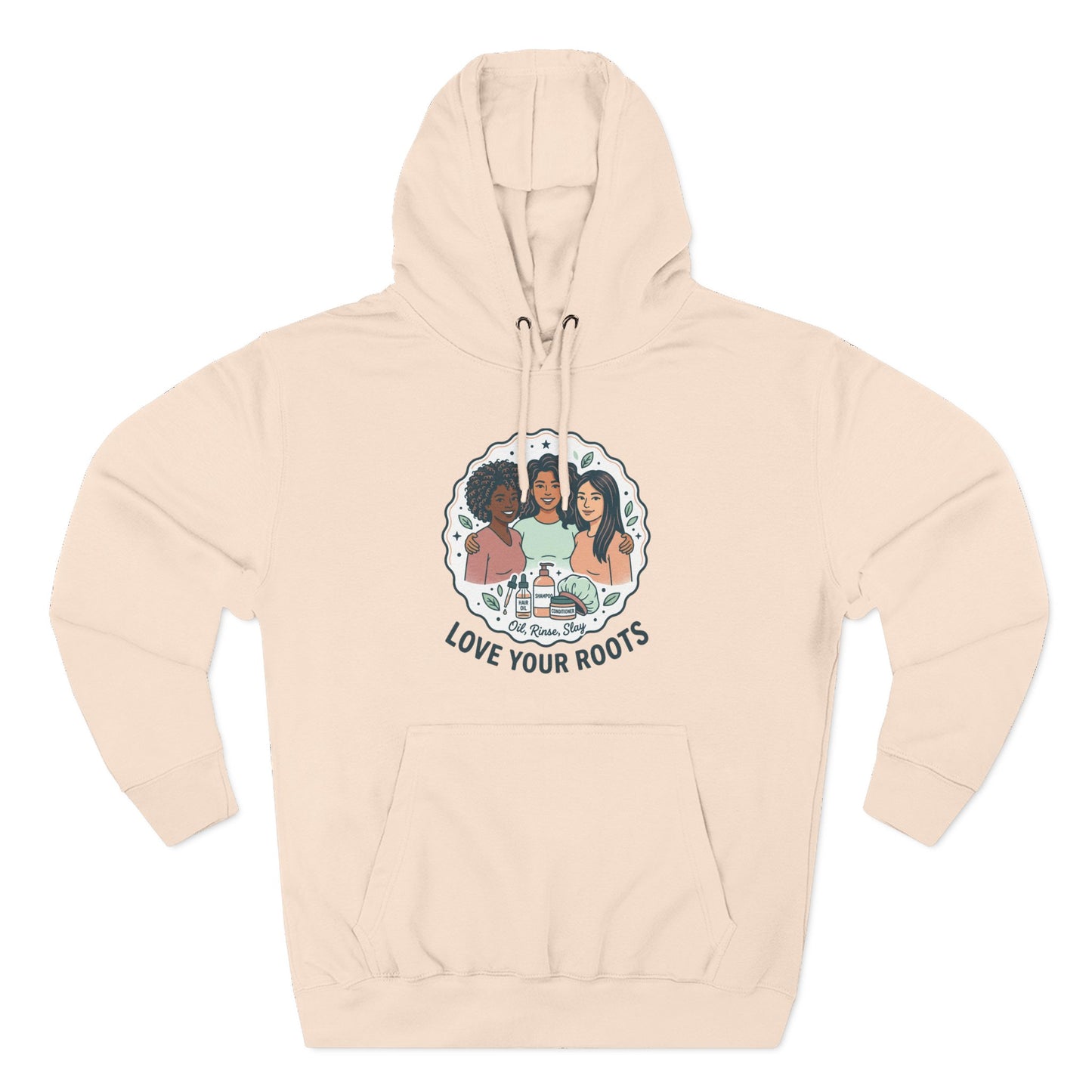 Love Your Roots Hoodie — Women's Multicultural Pride Graphic Pullover