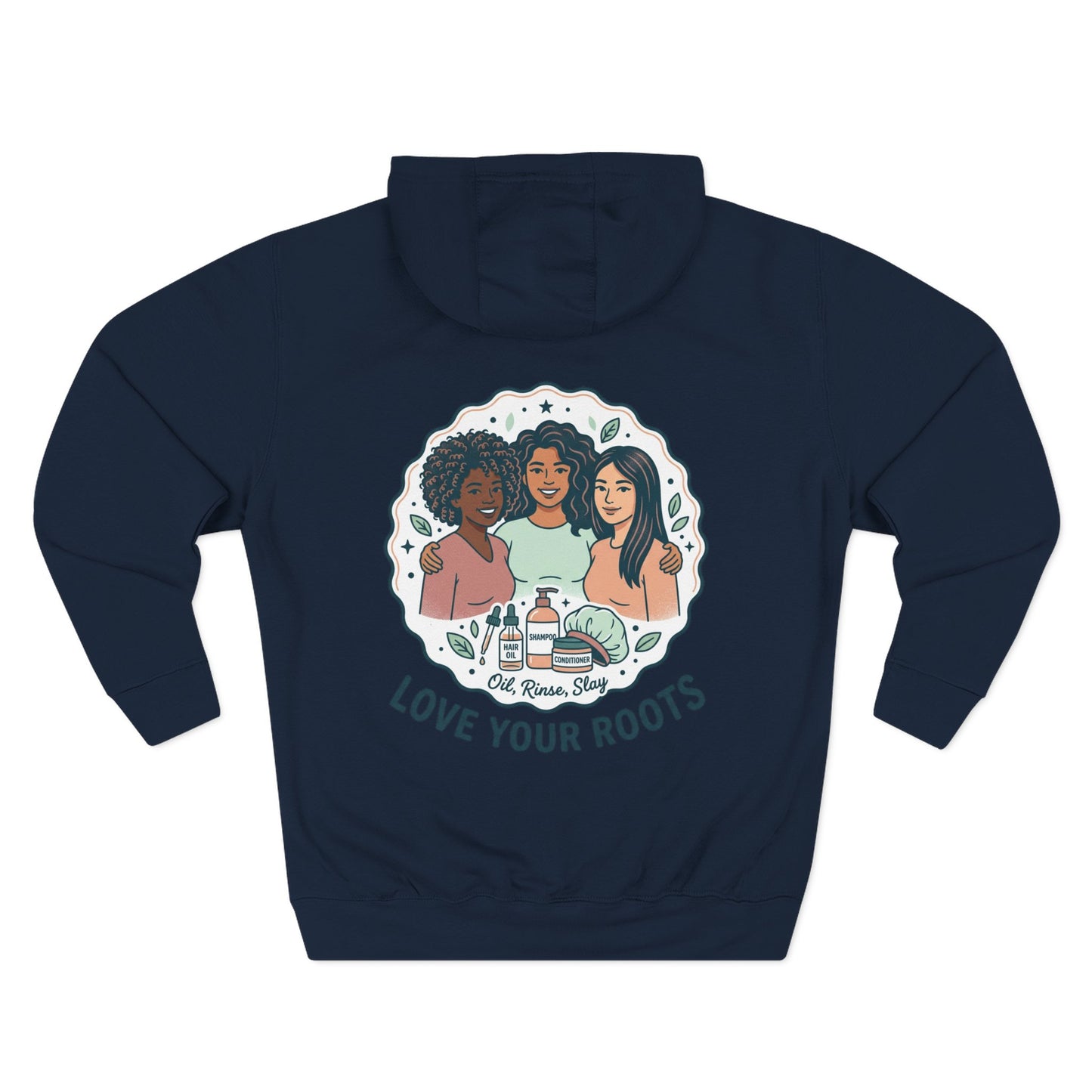 Love Your Roots Hoodie — Women's Multicultural Pride Graphic Pullover
