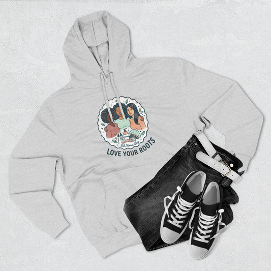 Love Your Roots Hoodie — Women's Multicultural Pride Graphic Pullover