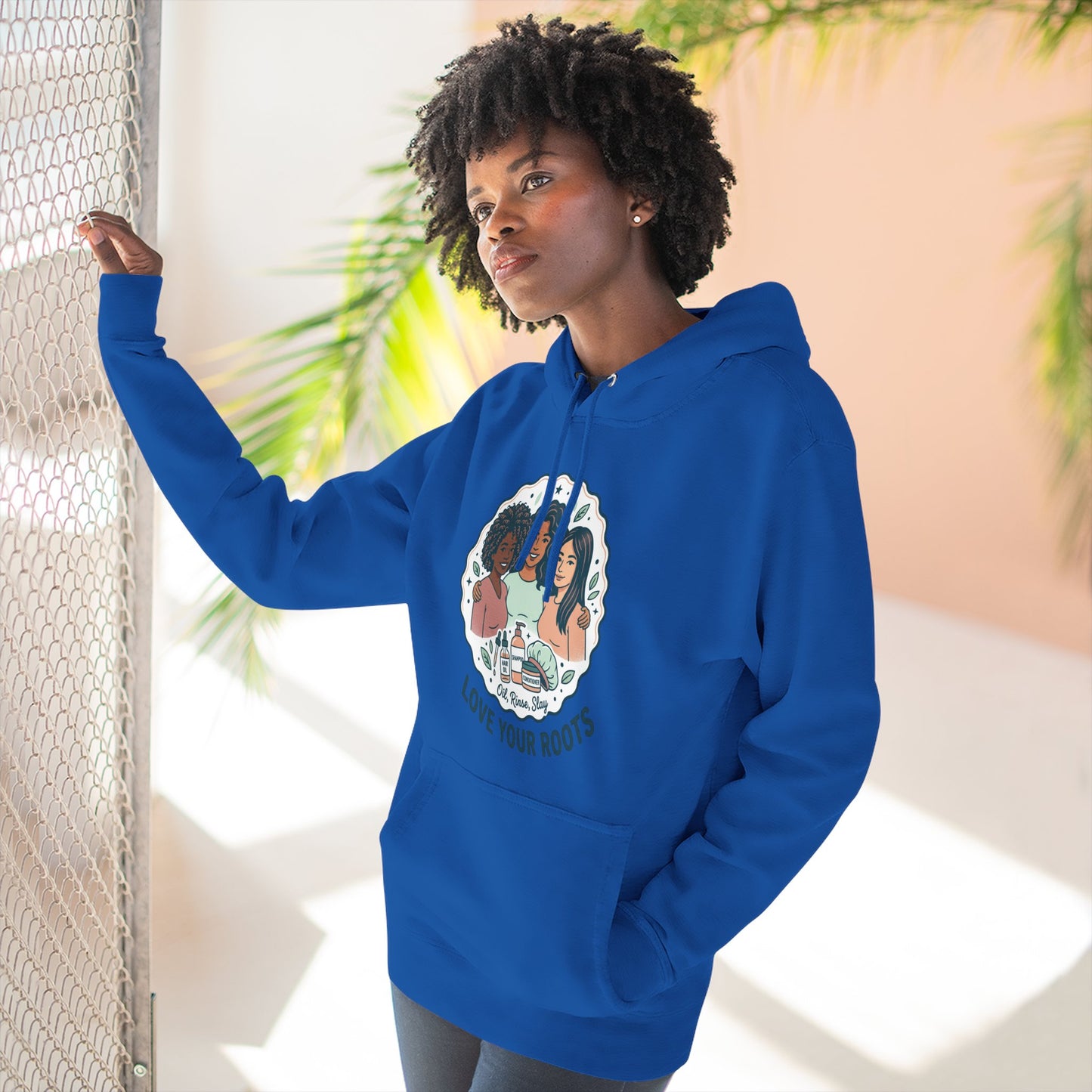 Love Your Roots Hoodie — Women's Multicultural Pride Graphic Pullover