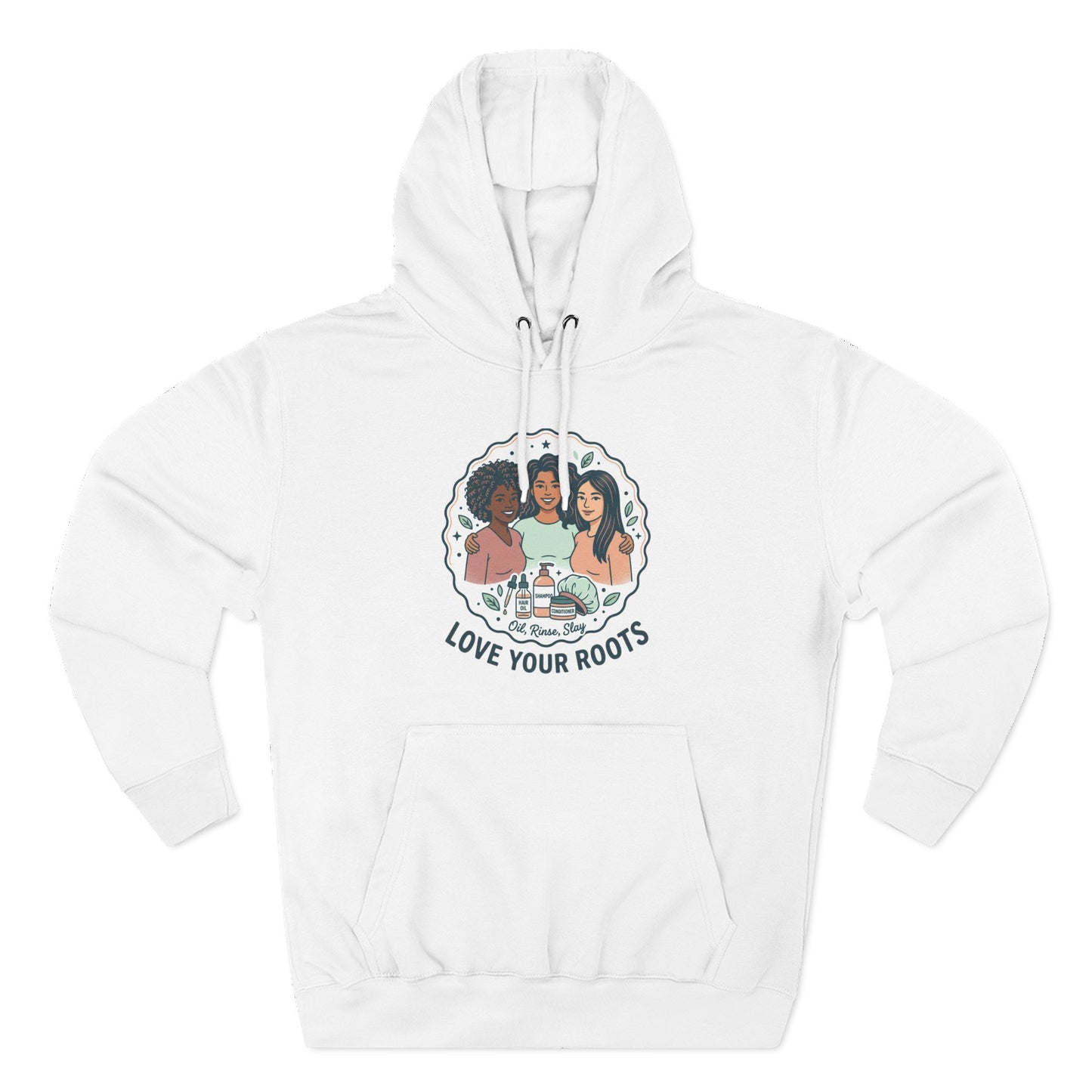 Love Your Roots Hoodie — Women's Multicultural Pride Graphic Pullover
