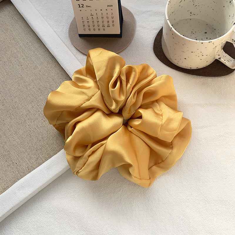 Oversized Satin Headband for Women – Smooth French Style Elegant Hair Band