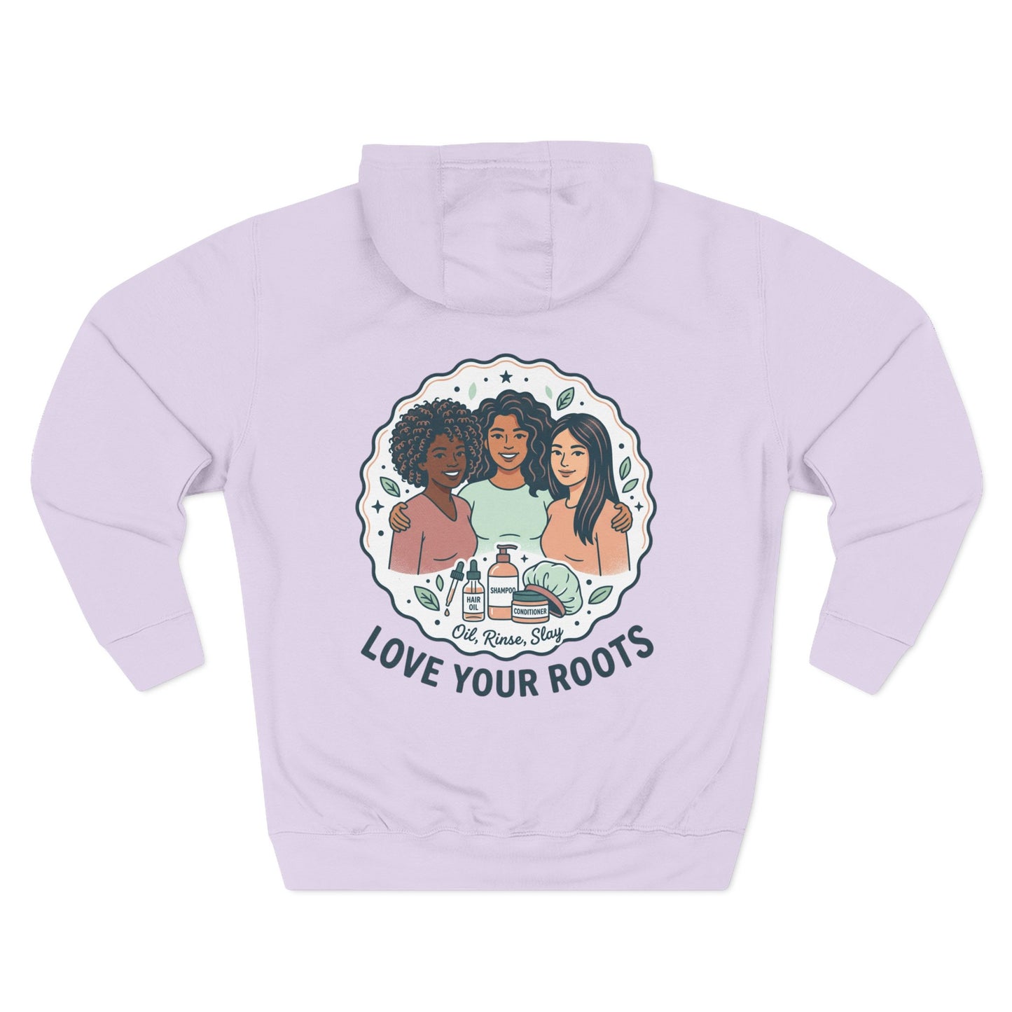 Love Your Roots Hoodie — Women's Multicultural Pride Graphic Pullover