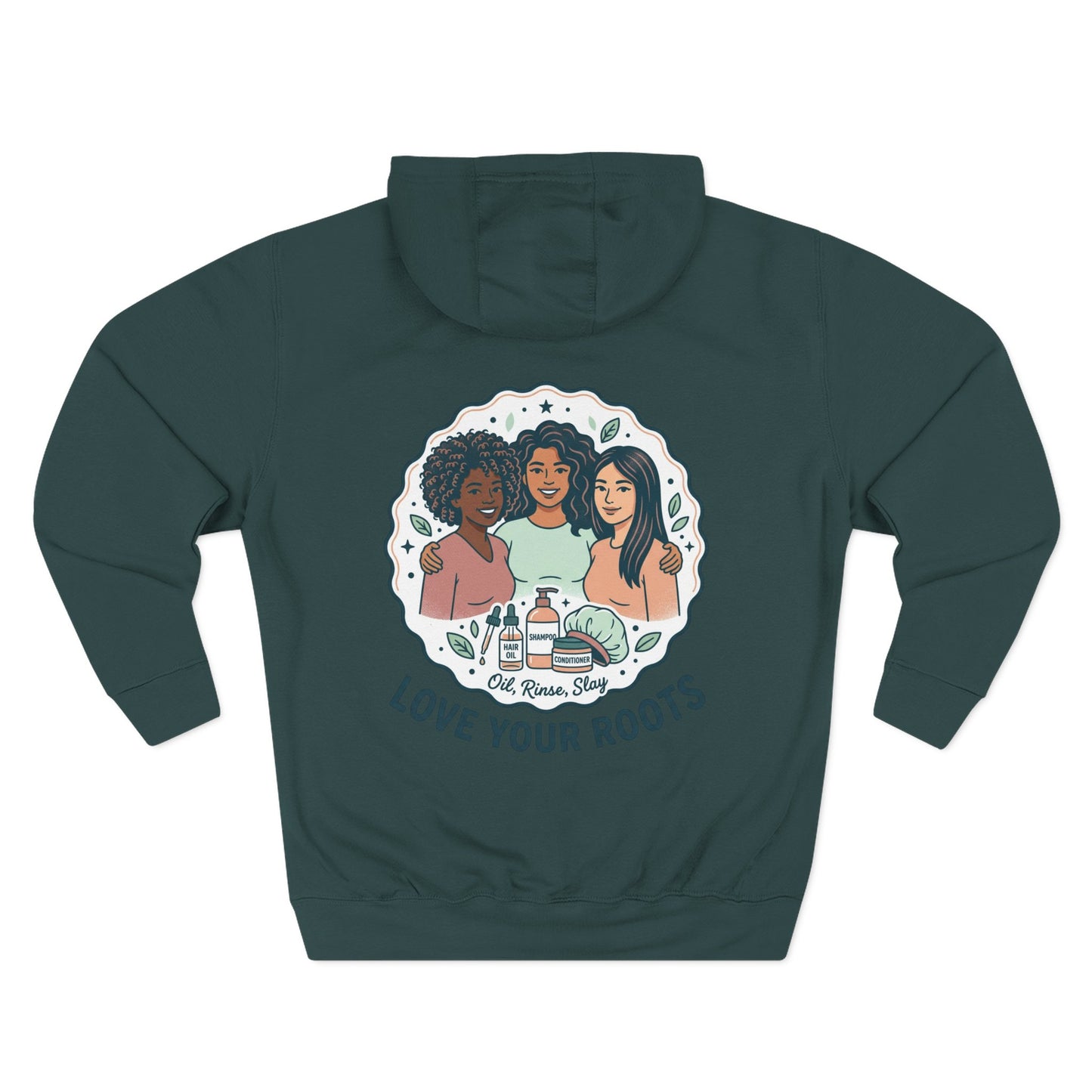 Love Your Roots Hoodie — Women's Multicultural Pride Graphic Pullover