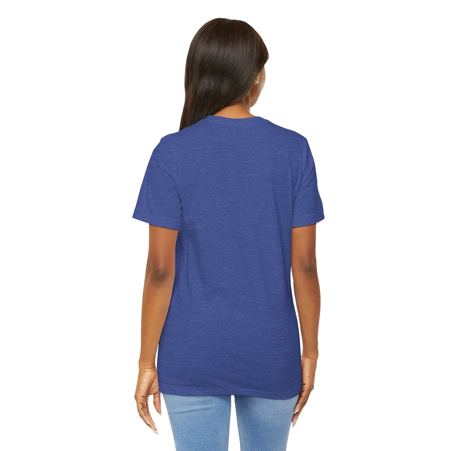 Floral Crown Fashion Tee — Glam Portrait Shirt with Purple Bloom Design