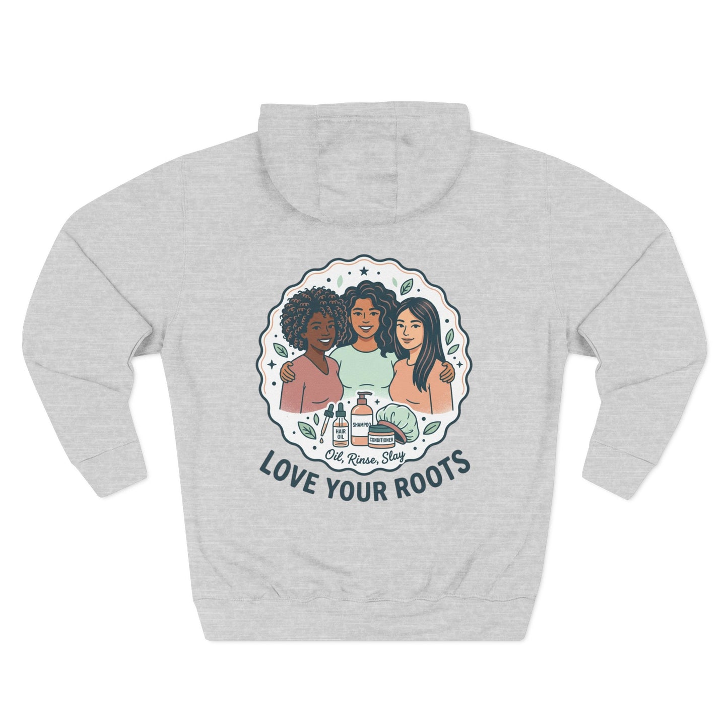 Love Your Roots Hoodie — Women's Multicultural Pride Graphic Pullover