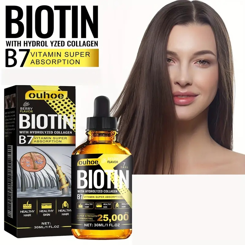 Nourishing Collagen Hair Oil B7 Vitamin – 100ml - NamafadStore