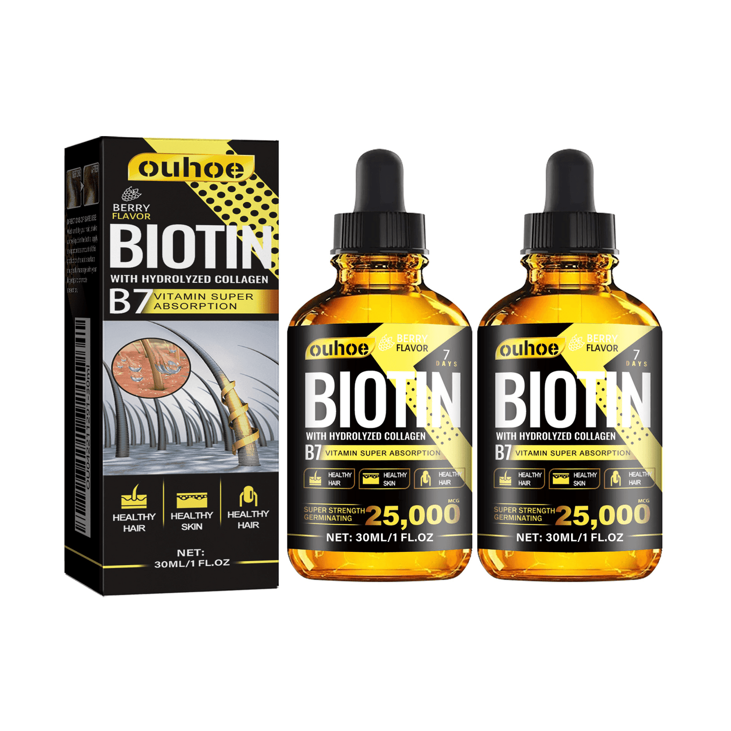 Nourishing Collagen Hair Oil B7 Vitamin – 100ml - NamafadStore