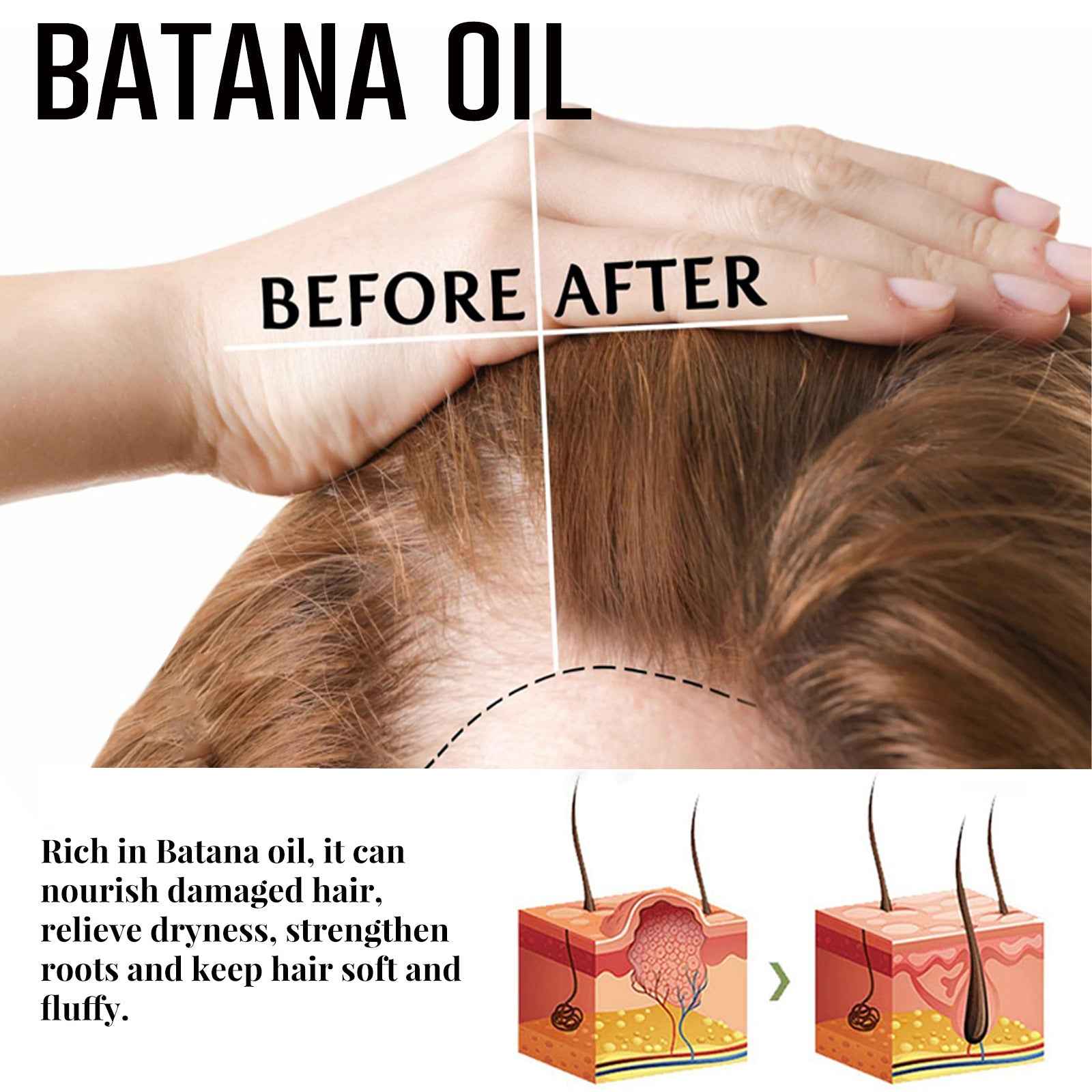 Batana Hair Series – Nourish Hair Roots & Repair Damaged Hair