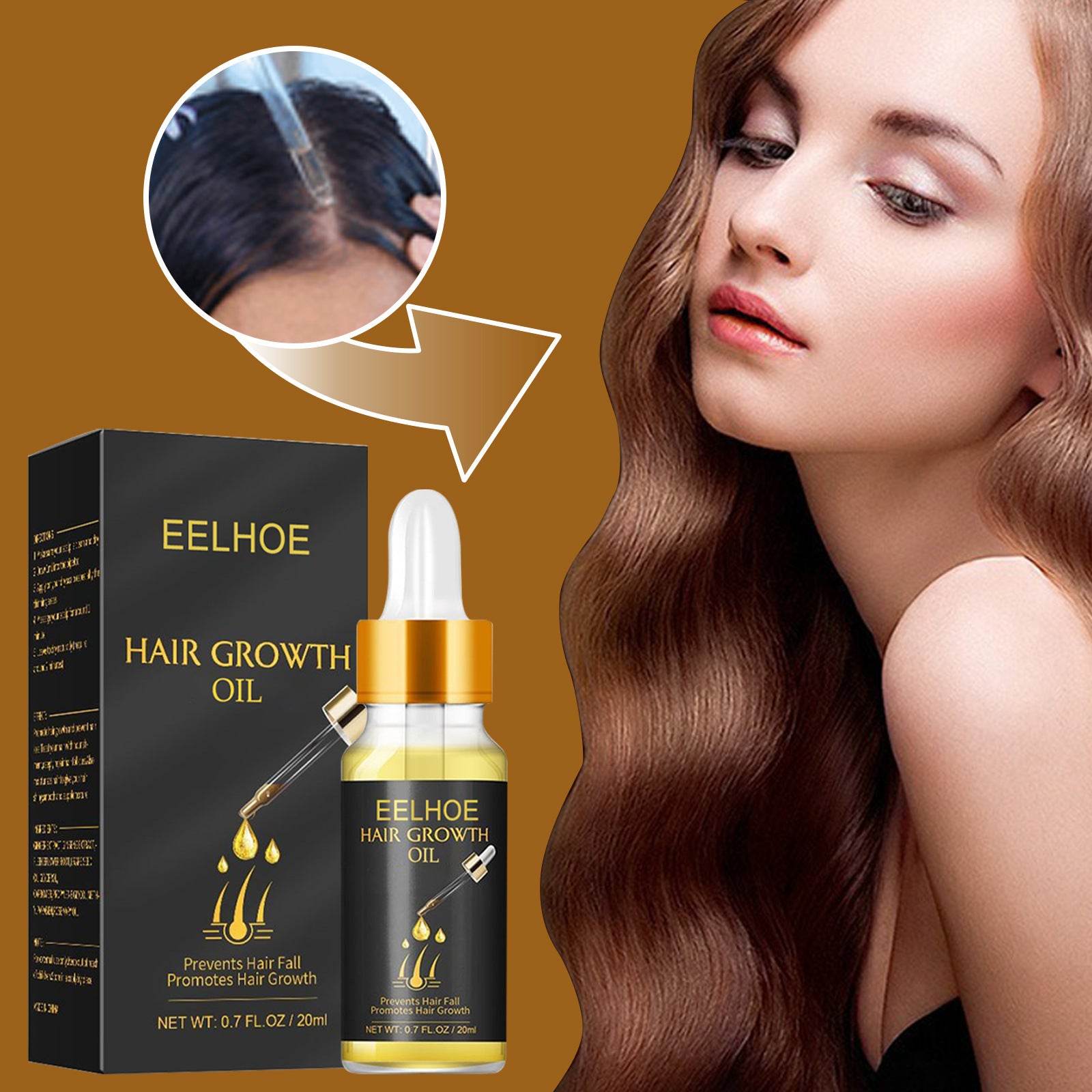 Hair Growth Essential Oil  Care Essential Nutrient Liquid - NamafadStore