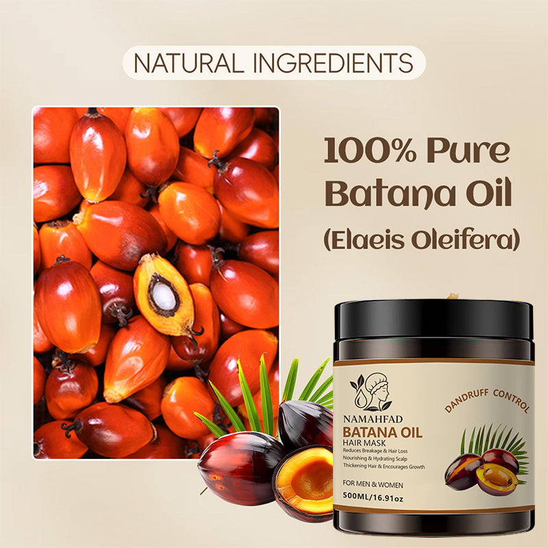 Namahfad Batana Hair Mask & Hair Oil Set – Deep Hydration, Thickening & Breakage Repair | Pure Batana Oil