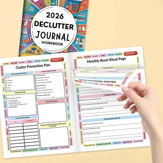 2026 Declutter Planner Workbook Coloring Schedule Organizer Goal Planner Monthy Planner For Daily Task Management Notebook