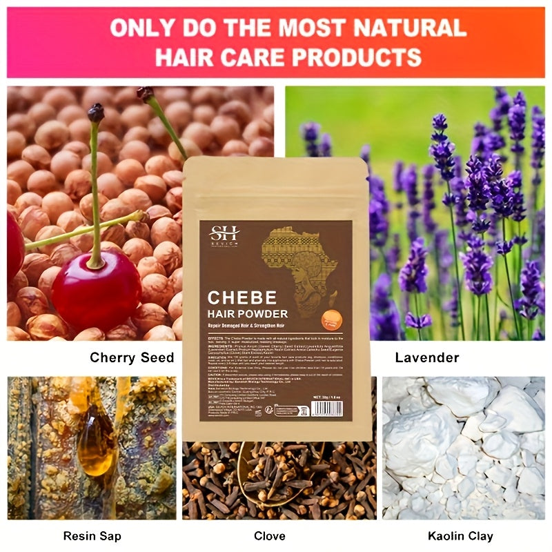 [Chebe Set] African Chebe Powder & Chebe Butter Set for All Hair Types | Fortifies Hair, Hair Care