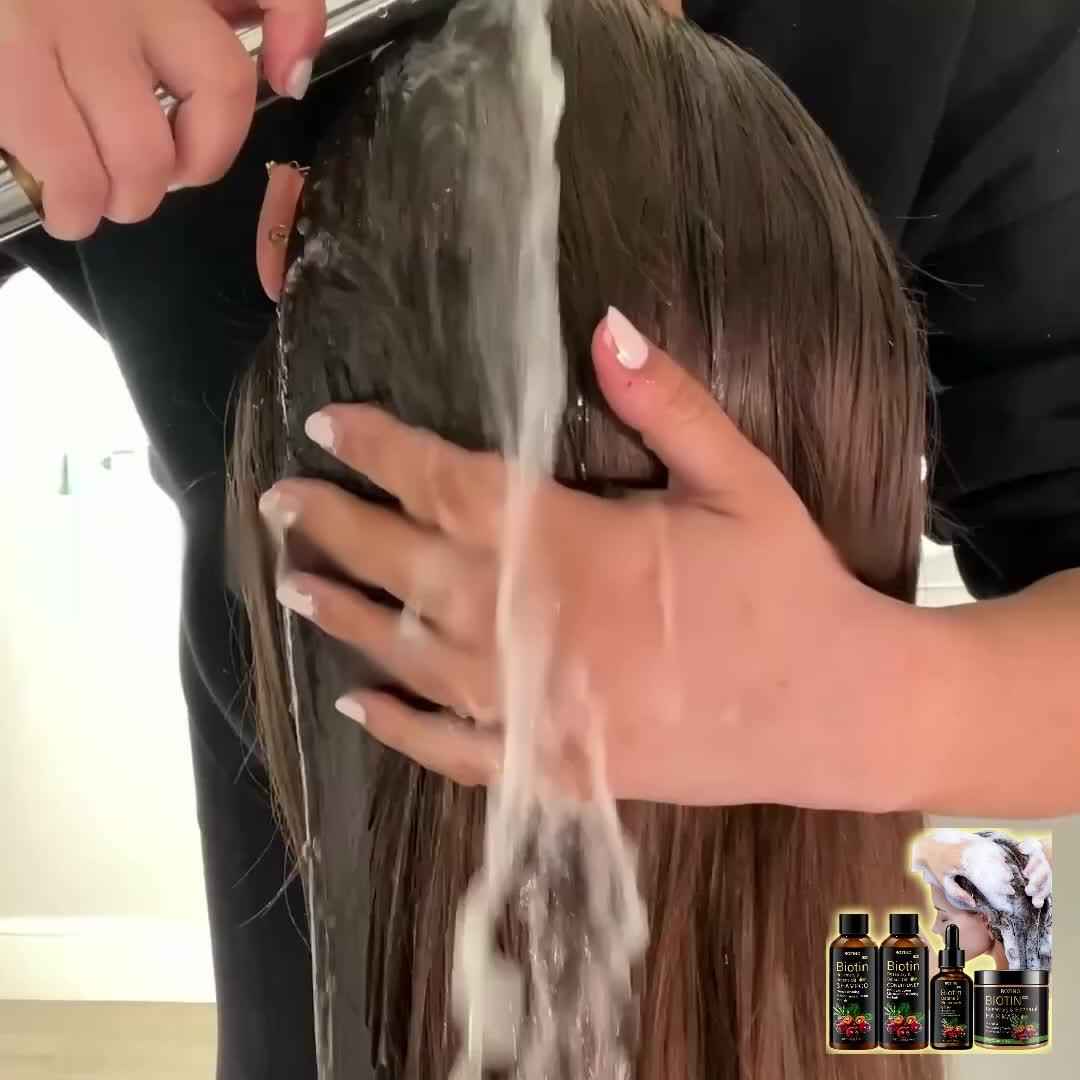 [Essential Oil Hair Mask Set] 4pcs Shampoo, Conditioner, Essential Oil Hair Mask Set | Deep Cleansing & Care, Moisturizing & Nourishing, Long-Lasting Fragrance, Hydration, Smooth Hair, Oil Controlled & Fluffy, All Hair Types