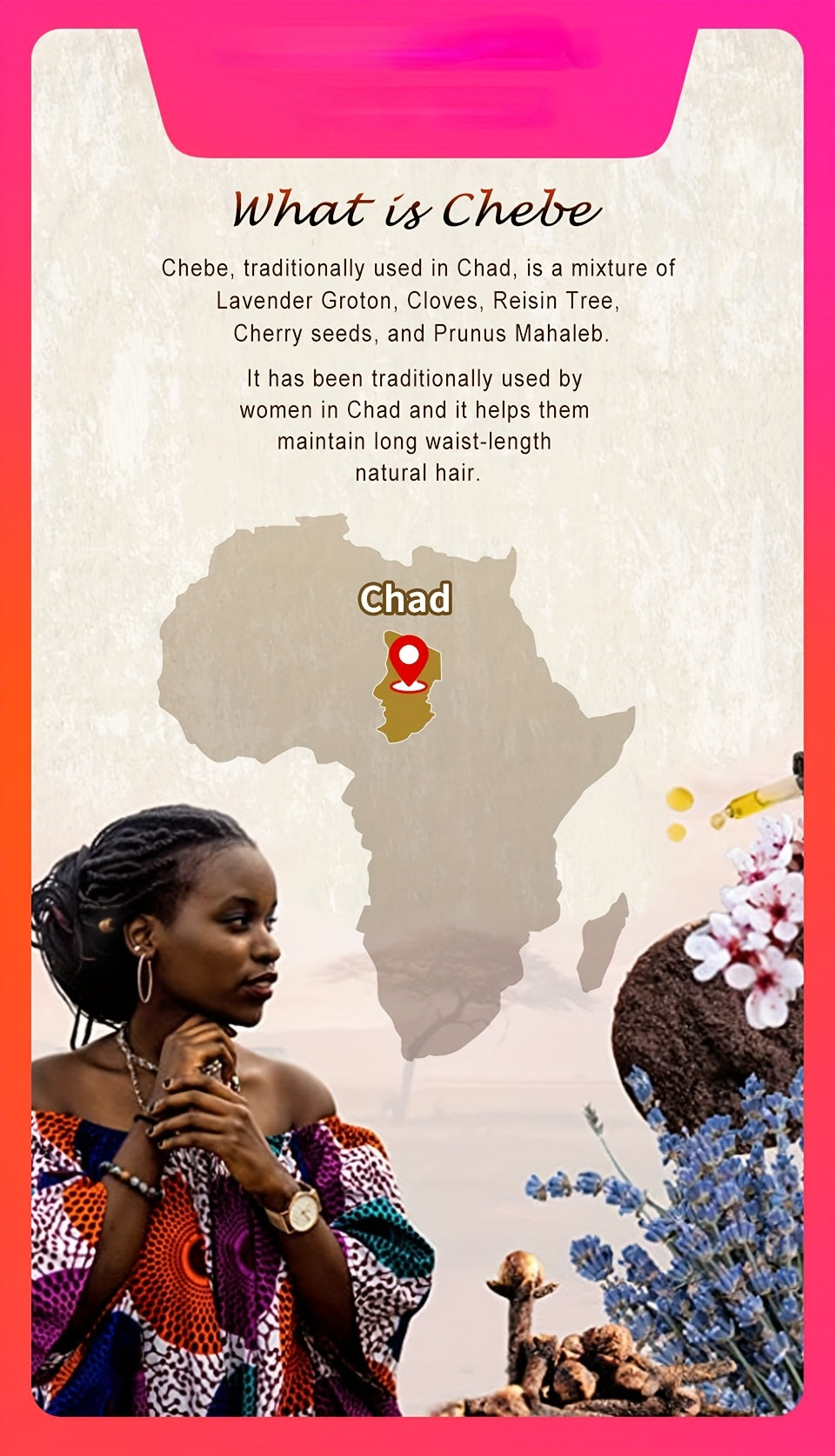 [Chebe Set] African Chebe Powder & Chebe Butter Set for All Hair Types | Fortifies Hair, Hair Care